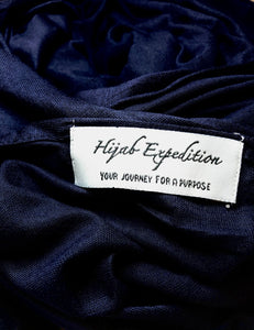 MIDNIGHT NAVY Ear Access Hijab