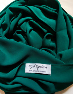 FOREST GREEN Premium Chiffon