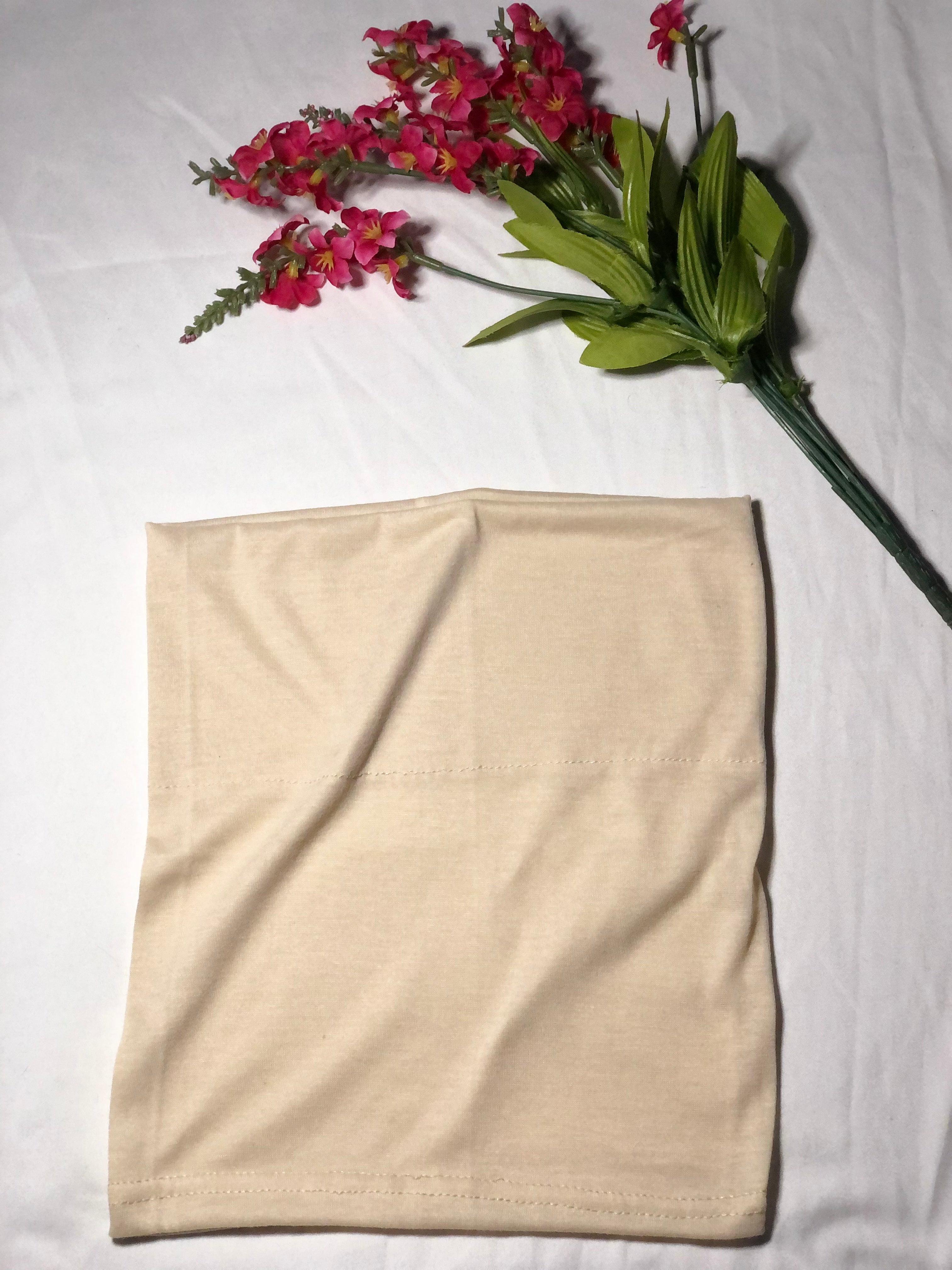 Cream Super Soft Under-scarf