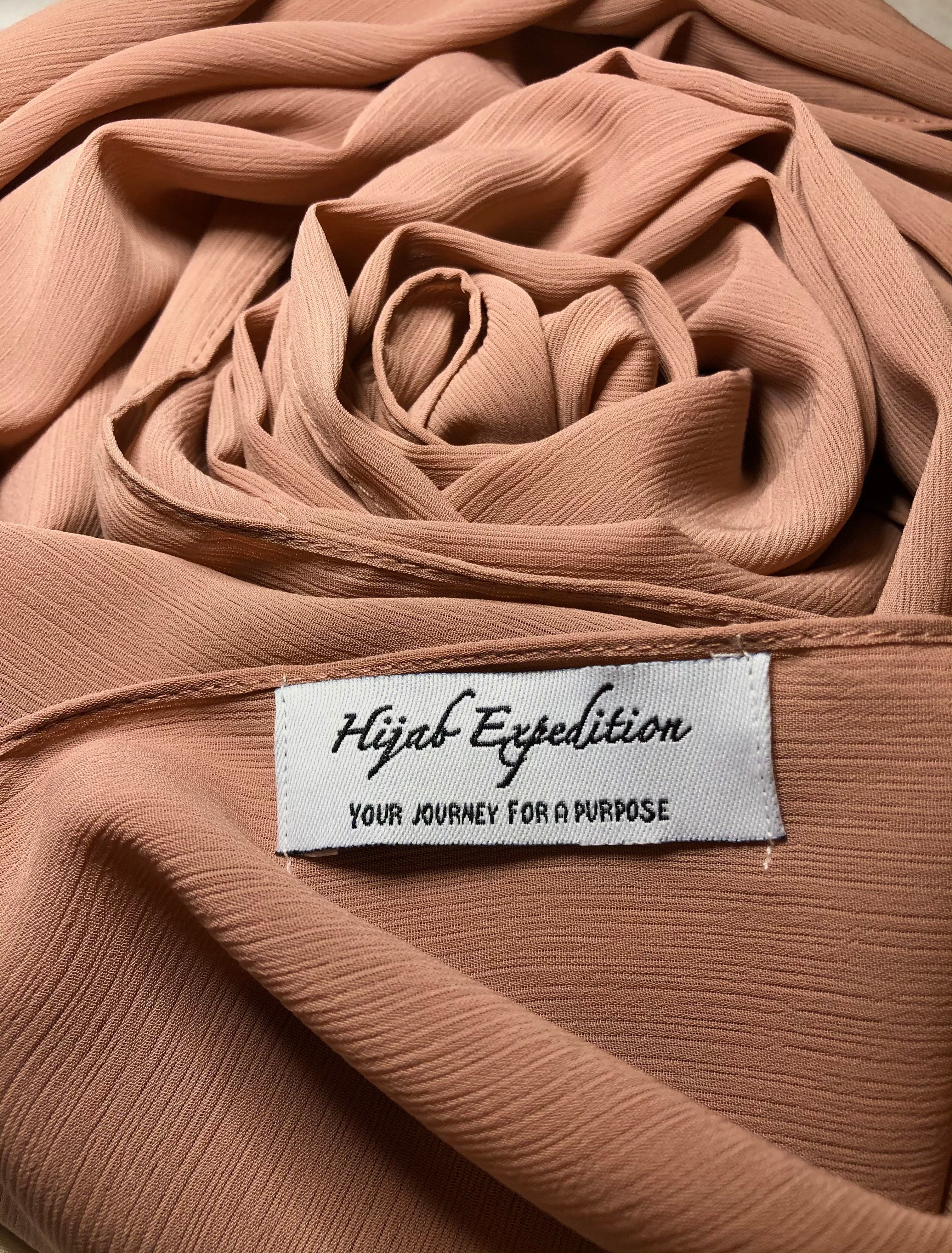 DUSTY ROSE Crepe Chiffon