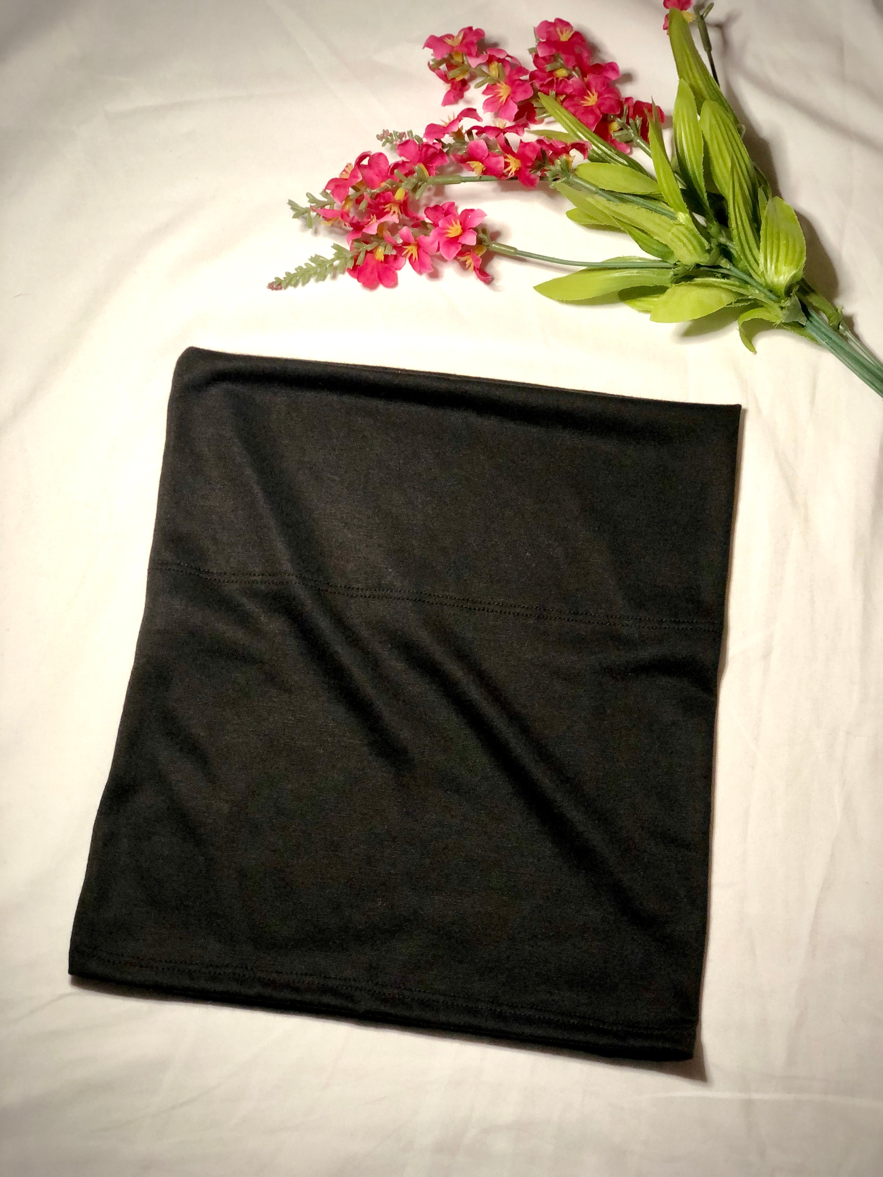 Black Super Soft Under Scarf