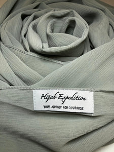 WOOD SAGE Crepe Chiffon