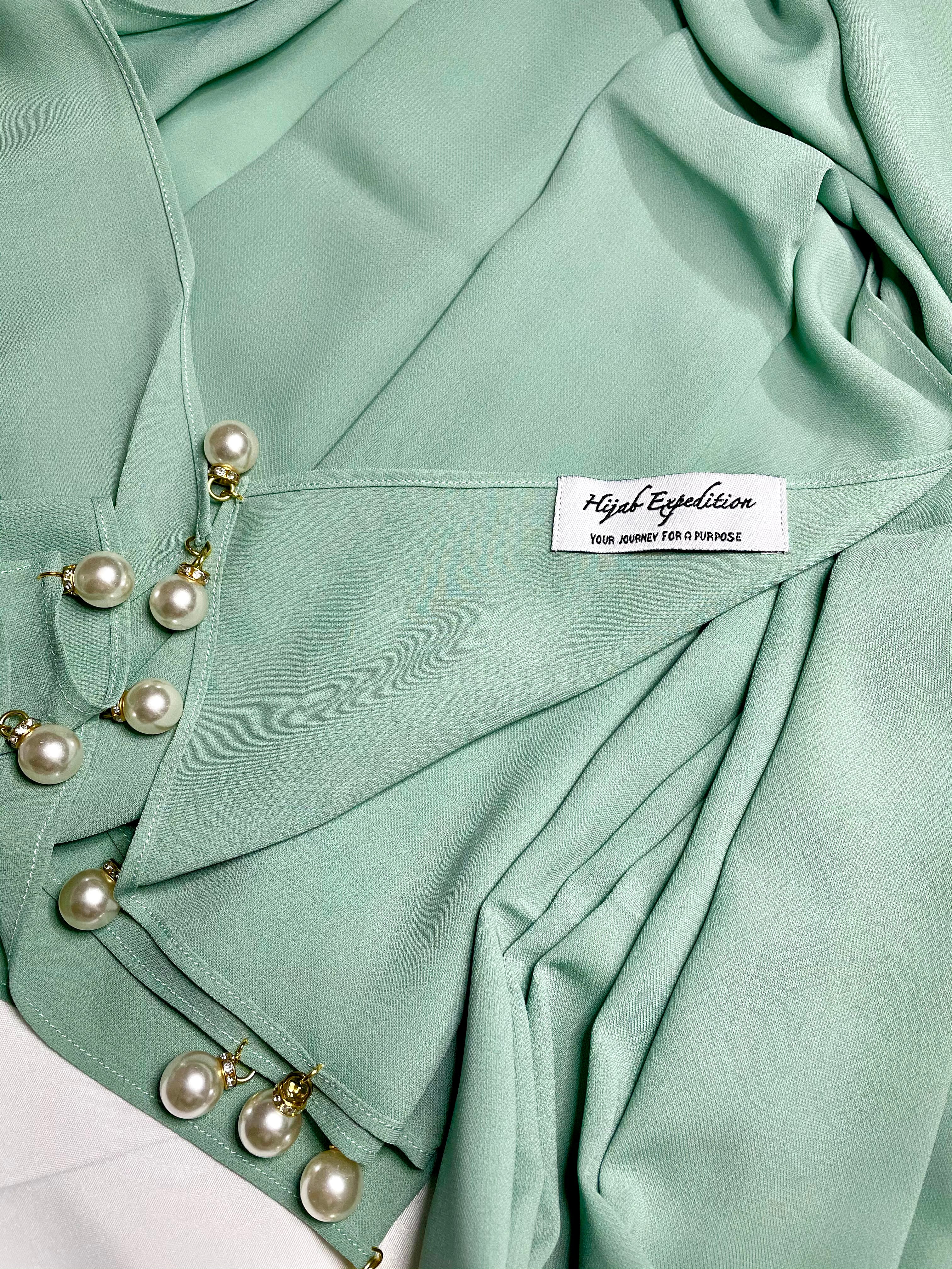 SWEET MINT Pearl Chiffon